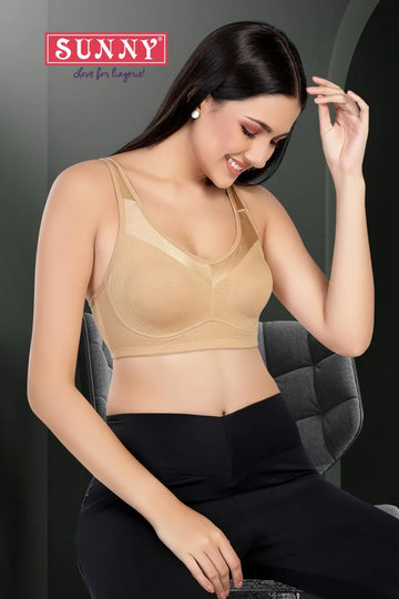 Moulded Lycra Satin Fabric C Cup Bra (111 ) – Sunny Lingeries