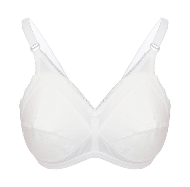 soft touch bra-white